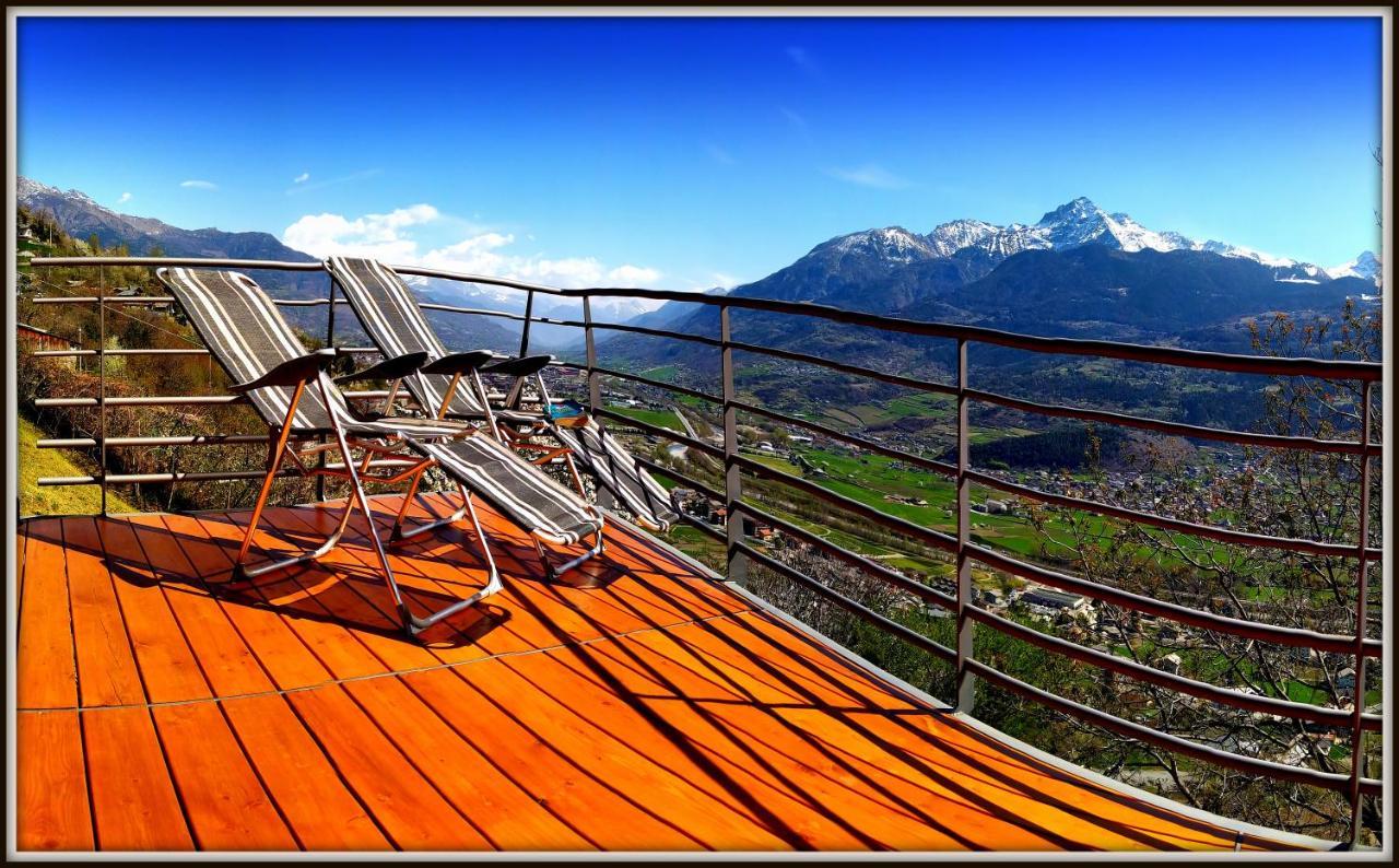 Chalet Con Jacuzzi Vista Montagne Аоста Экстерьер фото